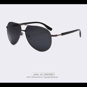 AOFLY Authentic Aviator Men's Sunglasses